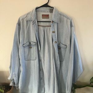 Light Blue Shirt Jacket